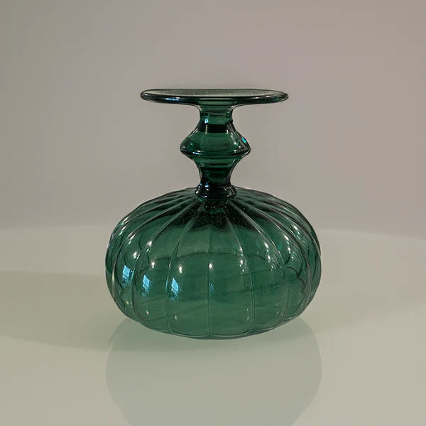 Evangellynes Emerald Glass Pedestal Bowl Evg5 Image 3