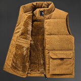 WOODLAND EVANS SHERPA CORDUROY VEST