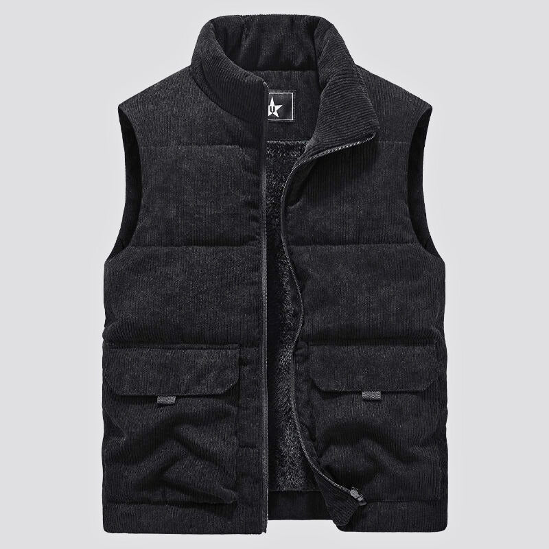 WOODLAND EVANS SHERPA CORDUROY VEST