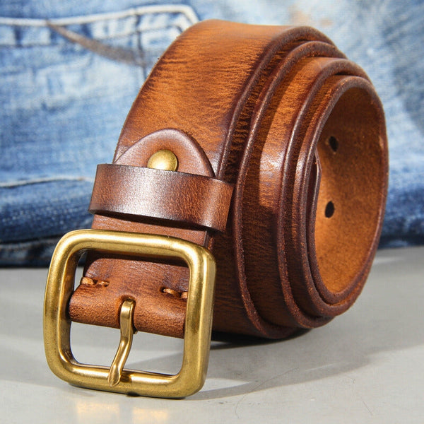 Genuine Evans Cowhide Leather Belt