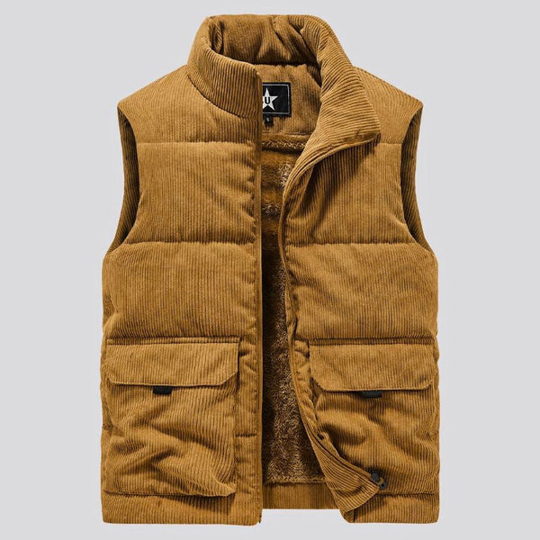 WOODLAND EVANS SHERPA CORDUROY VEST