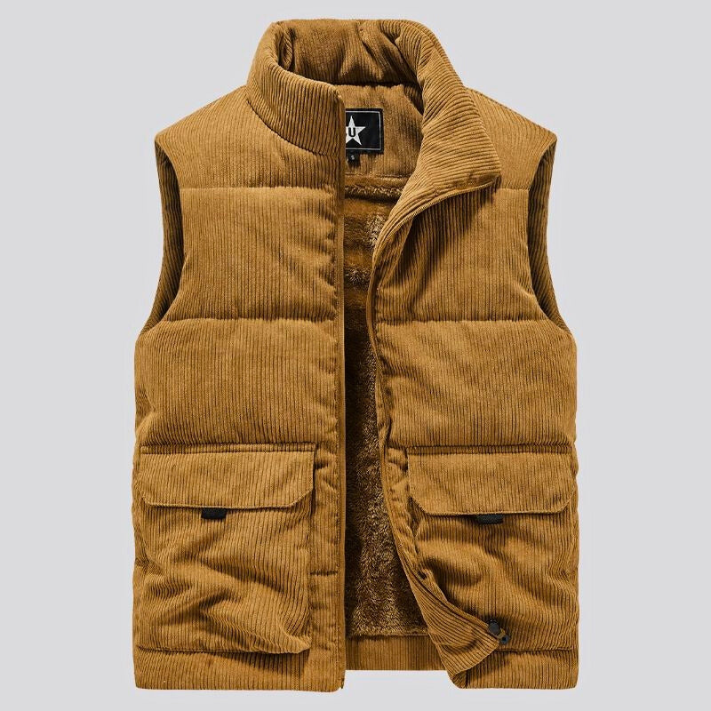 WOODLAND EVANS SHERPA CORDUROY VEST