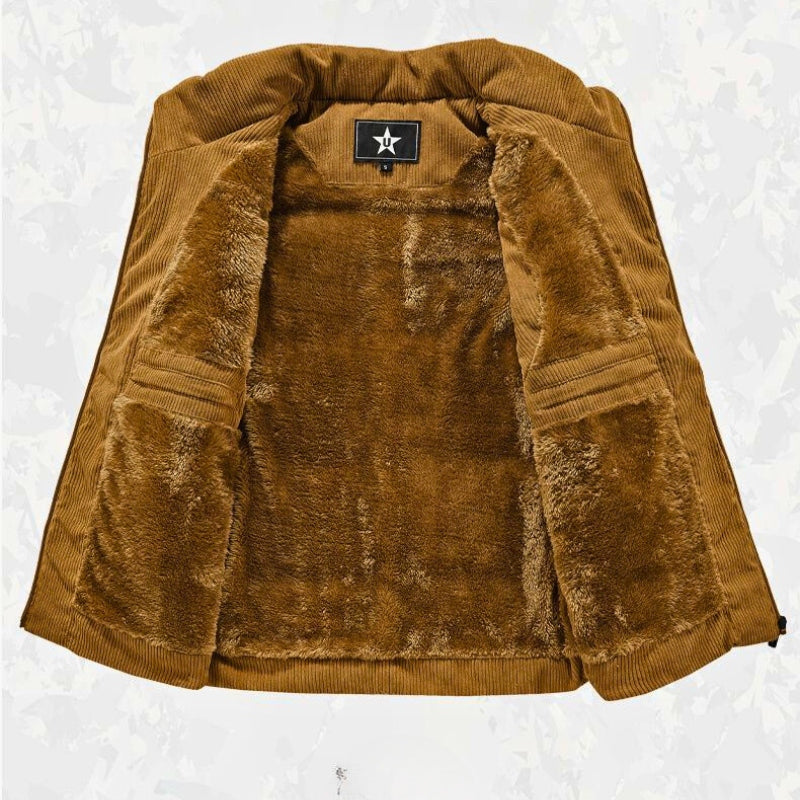 WOODLAND EVANS SHERPA CORDUROY VEST