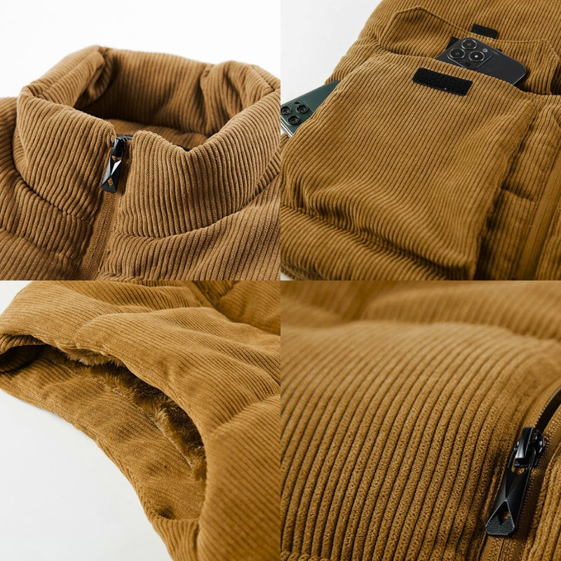 WOODLAND EVANS SHERPA CORDUROY VEST