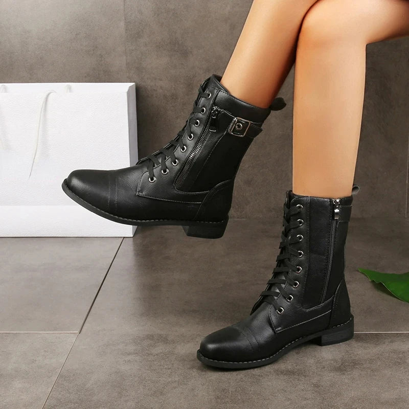 Rogue Evans Mid-Calf Boots - Evangellynes