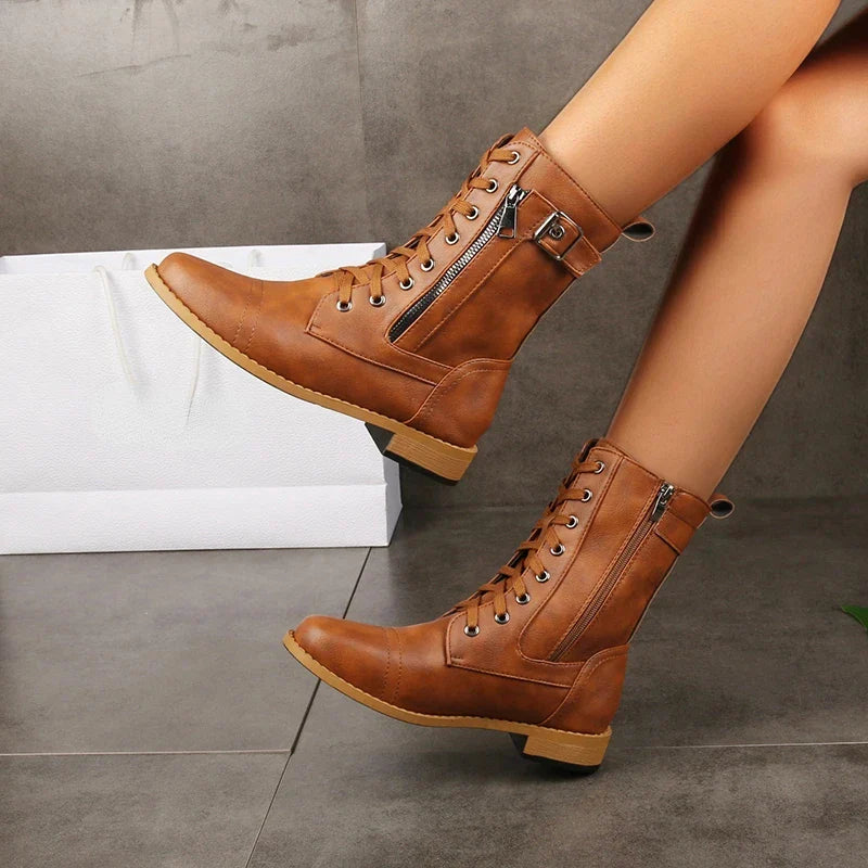 Rogue Evans Mid-Calf Boots - Evangellynes