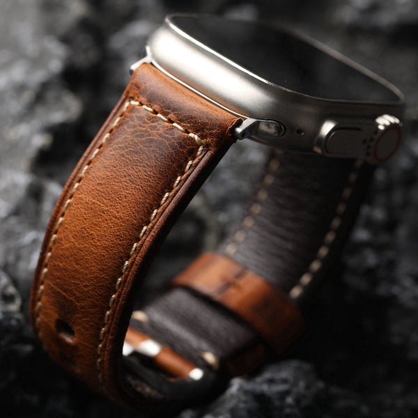 Lariat Evans Genuine Leather Apple Watch Band