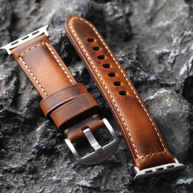 Lariat Evans Genuine Leather Apple Watch Band - Evangellynes