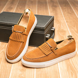 Regal Evans Fringe Genuine Leather Loafer - Evangellynes