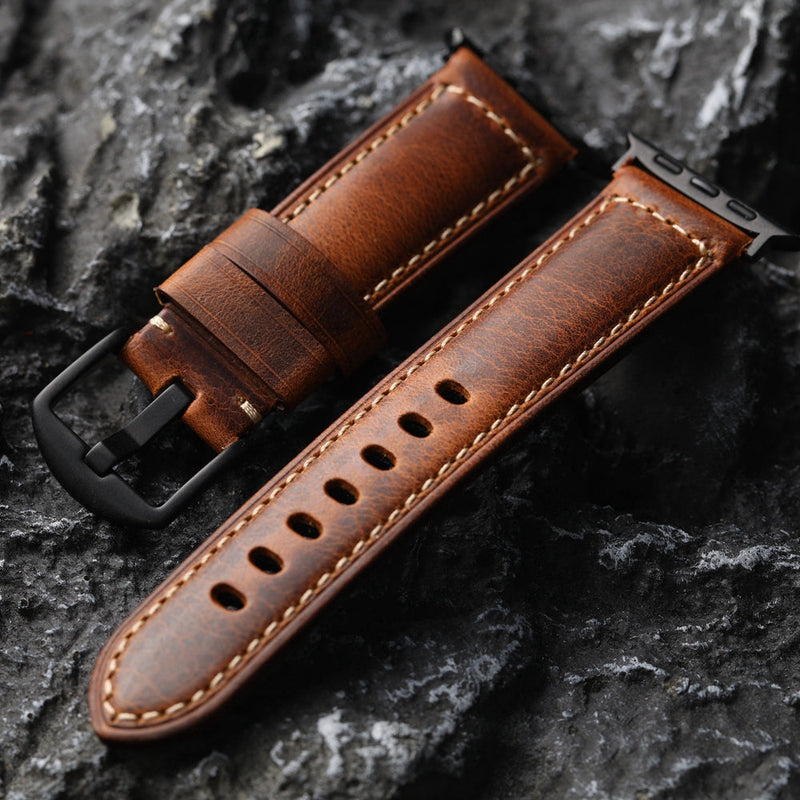 Lariat Evans Genuine Leather Apple Watch Band - Evangellynes