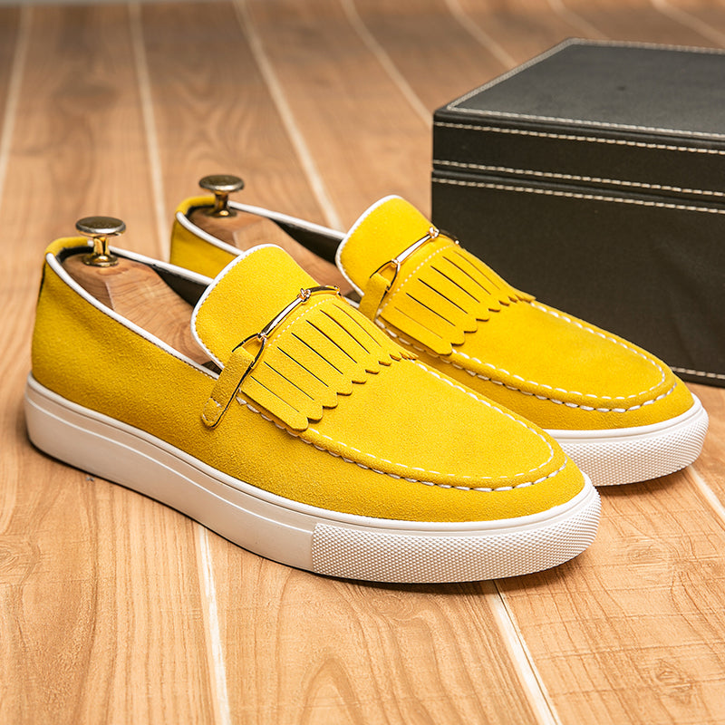 Regal Evans Fringe Genuine Leather Loafer - Evangellynes