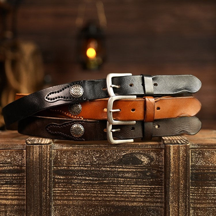 Outlaw Evans Genuine Leather Belt - Evangellynes