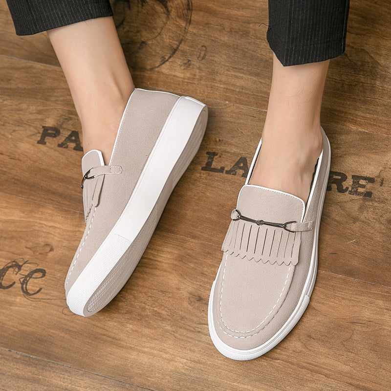 Regal Evans Fringe Genuine Leather Loafer - Evangellynes