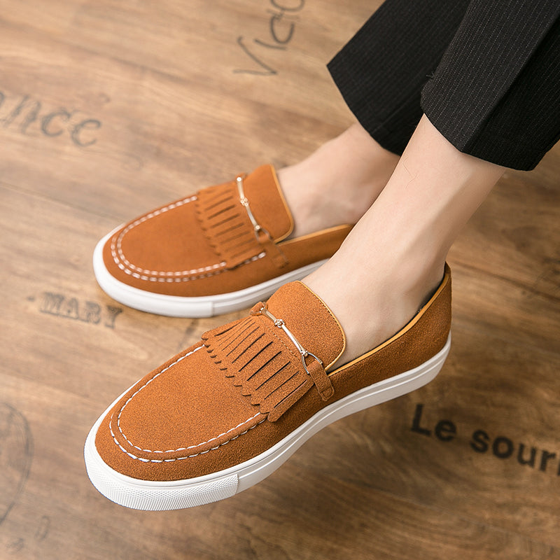Regal Evans Fringe Genuine Leather Loafer - Evangellynes
