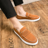 Regal Evans Fringe Genuine Leather Loafer - Evangellynes