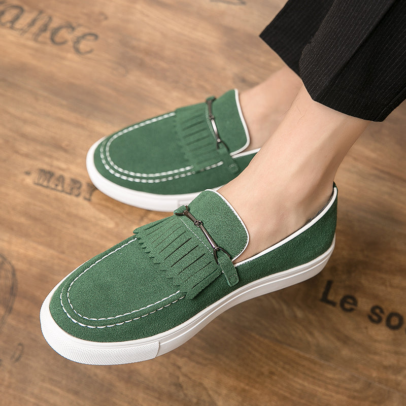 Regal Evans Fringe Genuine Leather Loafer - Evangellynes