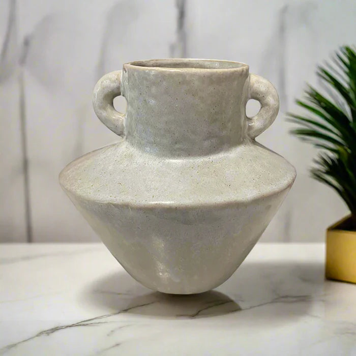 Evangellynes Ceramic Vase with Dual Handles Evg6 Image 1